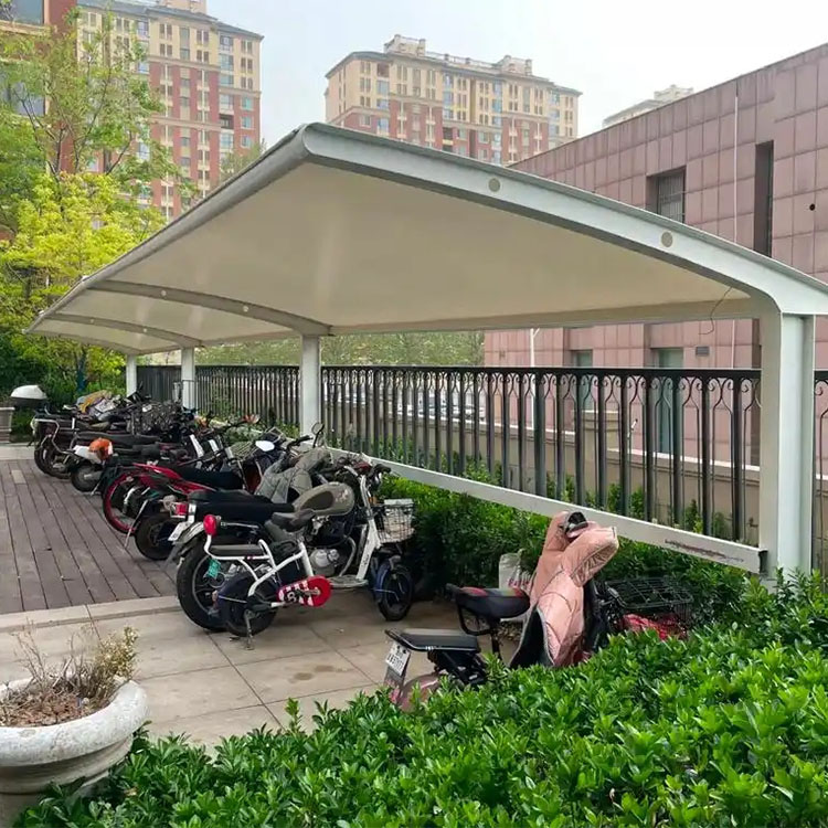 新民市膜结构电动车棚